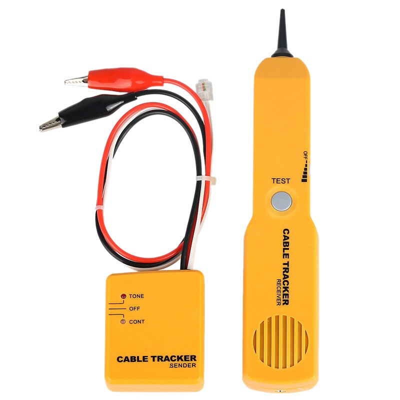 TOP RJ11 Network Telephone Wire Cable Tester Toner Tracker Diagnose Tone Line Finder Tracer Detector Networking Tools