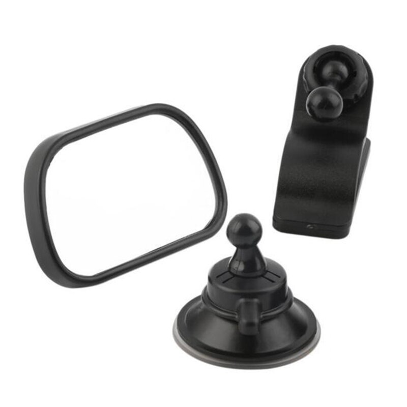 1 rétroviseur large pour bébé, siège auto, vue arrière, clip de sécurité pour bébé et enfant, ventouse, accessoires de voiture