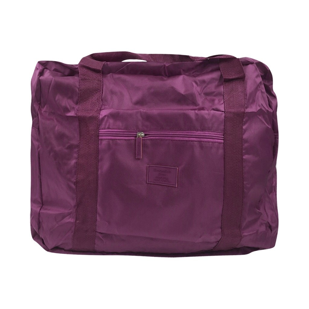 Kvinder foldbar vandtæt rejsehåndtaske kuffert opbevaringspose stor kapacitet skuldertasker rejsetaske bolsas #yj: Vin