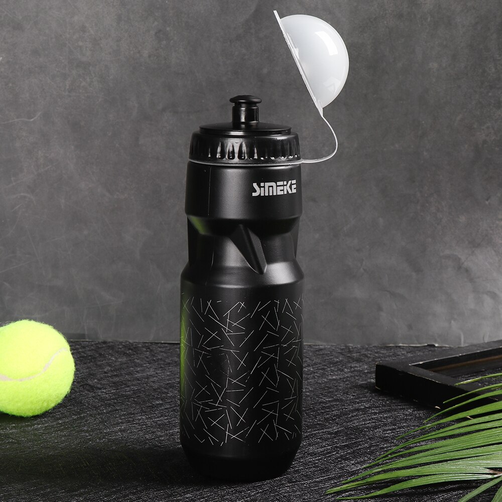 1PC 750ML Mountain Bike Water Bottle Bicycle Black Water Bottle Cup Outdoor Camping Cycling Fishing Sports Water Drink Bottle