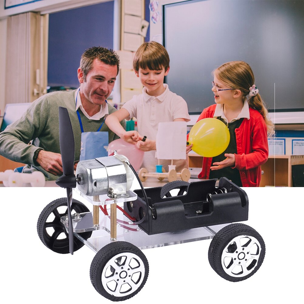 Puseky 130 Borstelmotor Mini Wind Educatief Speelgoed DIY Auto Motor Robot Kits voor kinderen