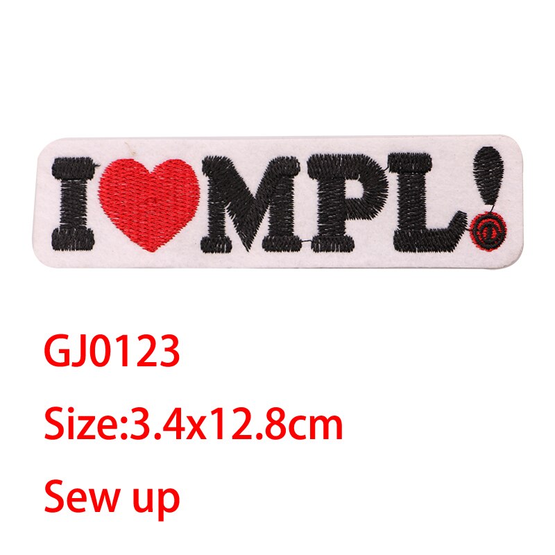 4 stuks Cartoon Decoratieve Rose, schooltas, slogan icoon Geborduurde Applique Patches Voor DIY Ijzer op Badges Stickers op rugzak: GJ0123