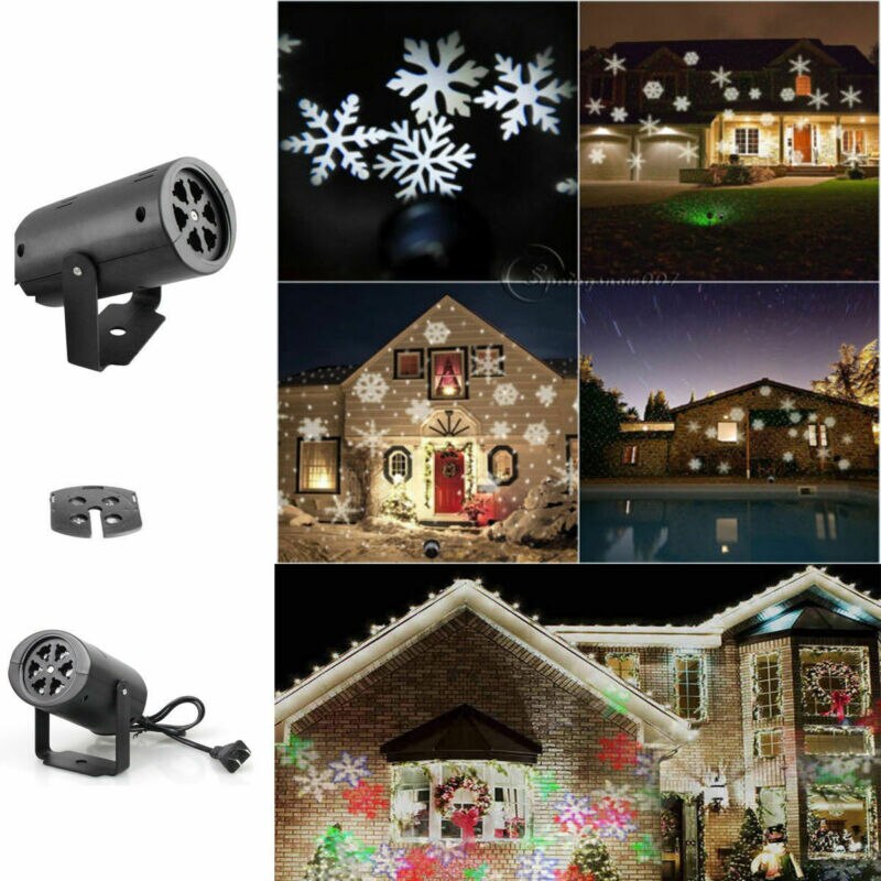 Brand Falling Snow Christmas Light Projector Snowing LED Indoor Outdoor Projection