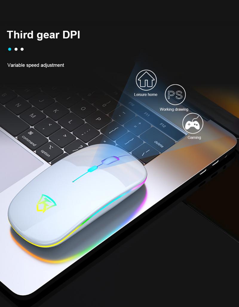 USB Wireless Mouse 1600DPI USB Optical Computer Mouse 2.4GHz Ergonomic Mice For Laptop PC Sound Silent Mouse For Home Office