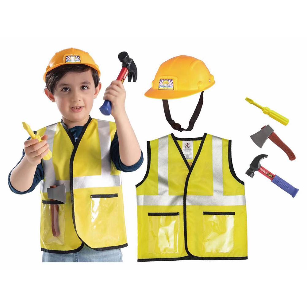 11PCS Bambini Pretend Medico Del Giocattolo Avvocato Della Polizia della Casa del Gioco Cosplay Applicabile Per Ordinario Della Fase Attrezzature Per Le Attività Indoor: D