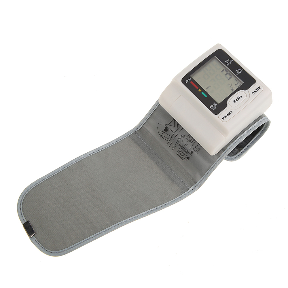 Tonometer Bloeddrukmeter Digitale Elektronische Bloeddrukmeter Draagbare Huishoudelijke Bloeddrukmeter Pols Band Type