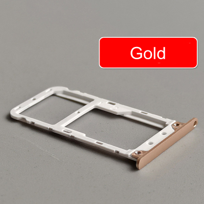 Sim Card Slot Voor Xiaomi Redmi 5 Sim Card Slot Lade Houder Adapter Vervangende Onderdelen: gold