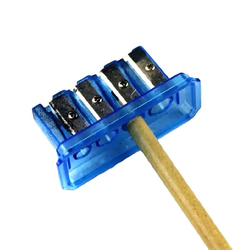 Multifunctional 4 Holes Charcoal Pencil Sharpener Long Core Lead Drawing Art Manual Sketching Drawing Supplies