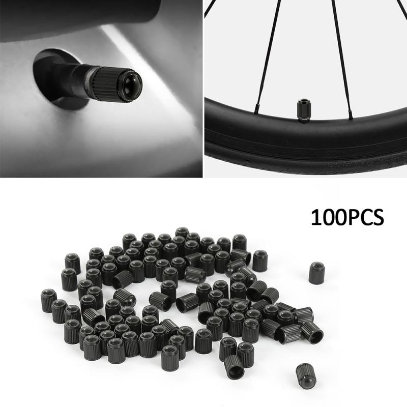 100/4 stuks aluminiumlegering/kunststof velgventieldopje voor auto-vrachtwagenaccessoires