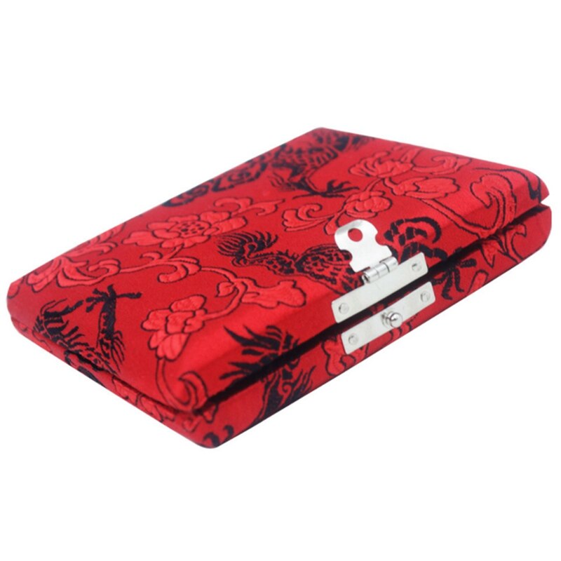 HK.LADE Motif Dragon En Bois Hautbois Roseau Cas Boîte De Support Pour 6 pièces Hautbois Anches: Red