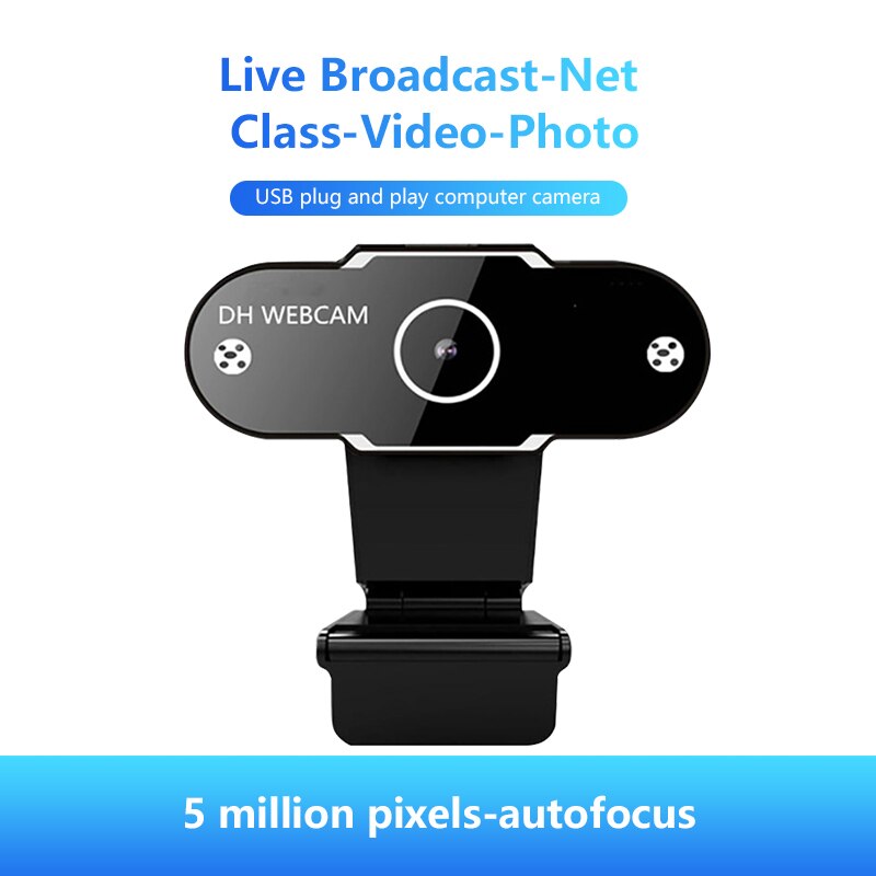 Full Hd 1080P Webcam 2K Computer Pc Web Camera Met Microfoon Voor Live-uitzending Conferentie Werk Camara Web pc Auto Focus