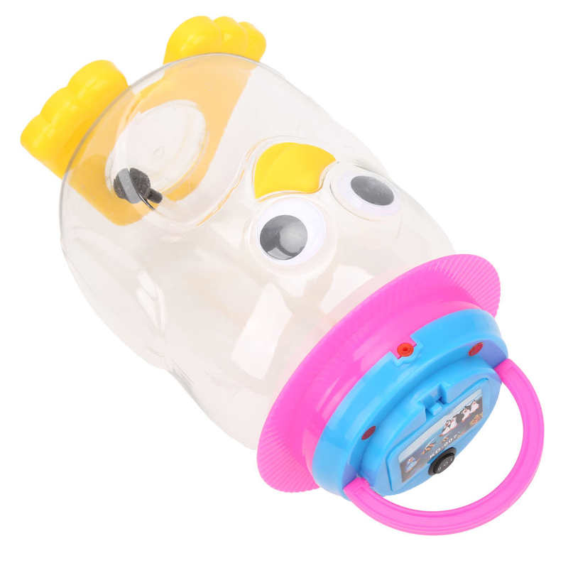 Plastic Fish Tank Kit Transparent Plastic Cartoon Fish Tank Kit with USB Cable for Fish Culture for Children