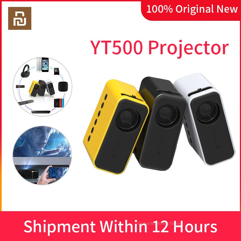 YT500 Mini Projector Led Home Theater Video Ondersteunt Usb Audio Draagbare Home Media Speler Kids Voor Home Office