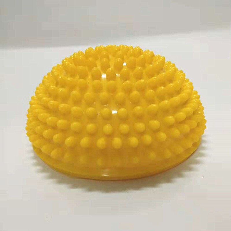 Los niños hemisferio piedras punta masaje Fitball bola Balance media pelota para Yoga de integración sensorial bola juegos deportes Juguetes: Amarillo