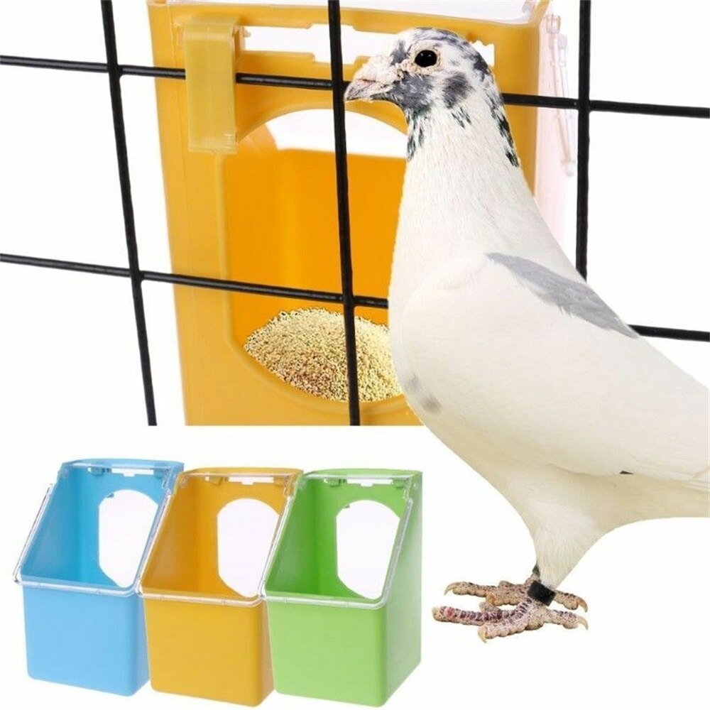Pigeons Water Feeder Parrot Hanging Drinker Pot Bird Cage Water Dispenser Food Container Budgie Cockatiel Pet Supplies#15