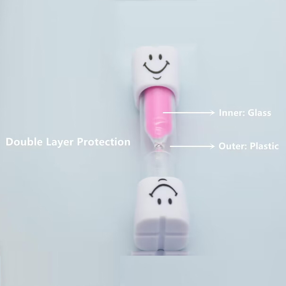 2 Stuks Tand Zand Klok Zand Timer Tandenborstel Timer Zandloper Voor Poetsen Kinderen Tanden Home Decor 3 Minuten Klokken