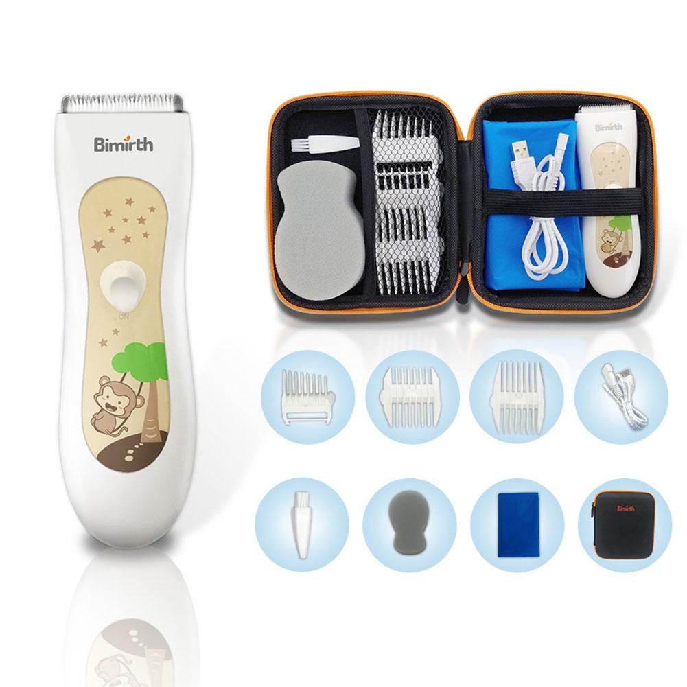 Electric Baby Hair Clippers Waterproof Child Hair trimmers Cordless Rechargeable Hair Care Cutting Kit for Child Infants Toddler