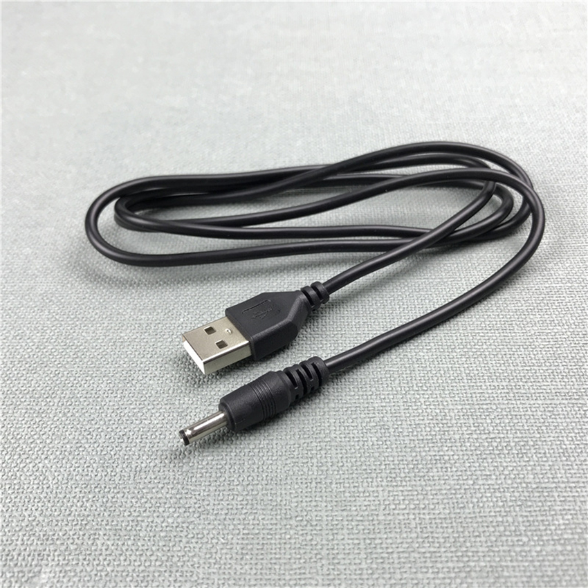Universal 5V DC Power Cable, USB to DC 3.5x 1.35mm Plug Charging Cord, 1 Meter USB to DC Power Charger Cord Connector Cable