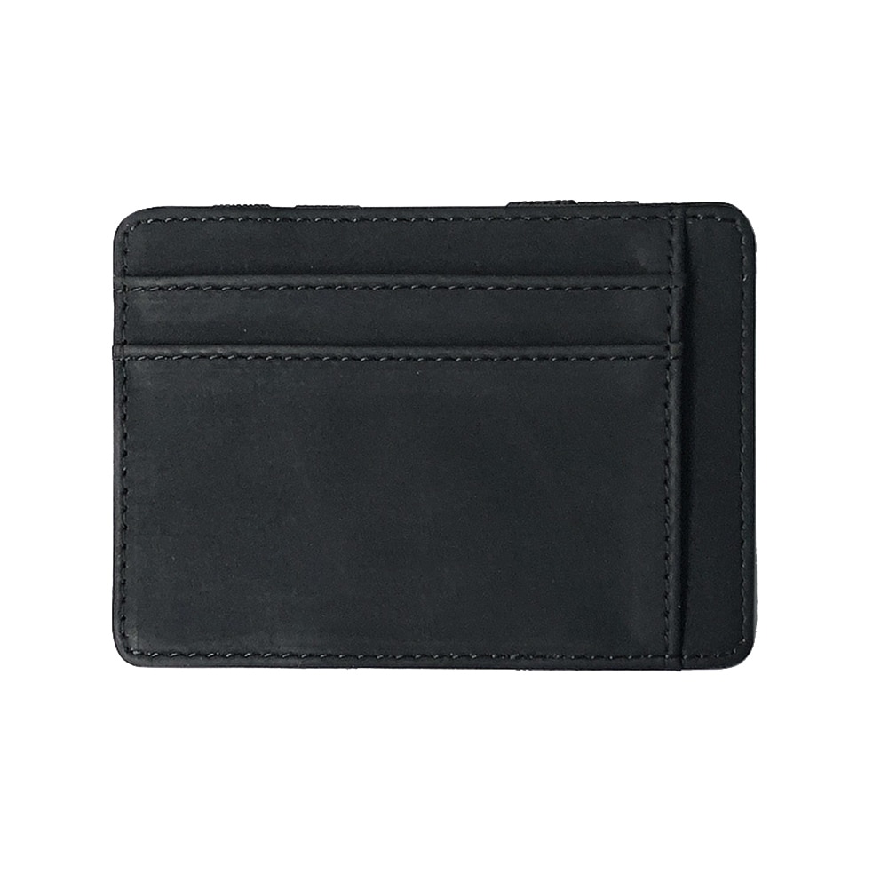 Herren-geldbörse, klein, magic band, einfarbig, kartenhalter, münzfach, nyz shop