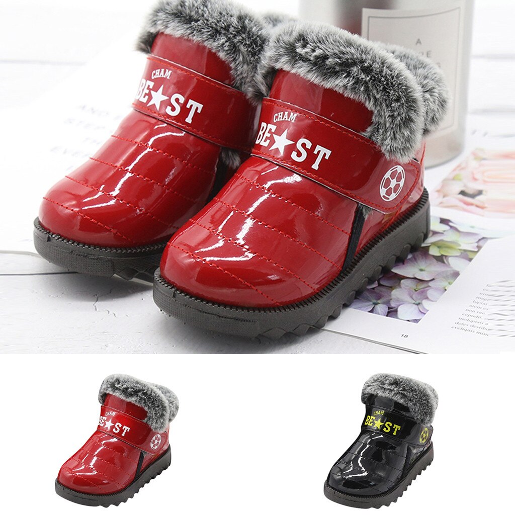 baby shoes boot Toddler Boots Winter Ankle Short Bootie Waterproof Footwear Warm Shoes infant kids booties Обувь детская
