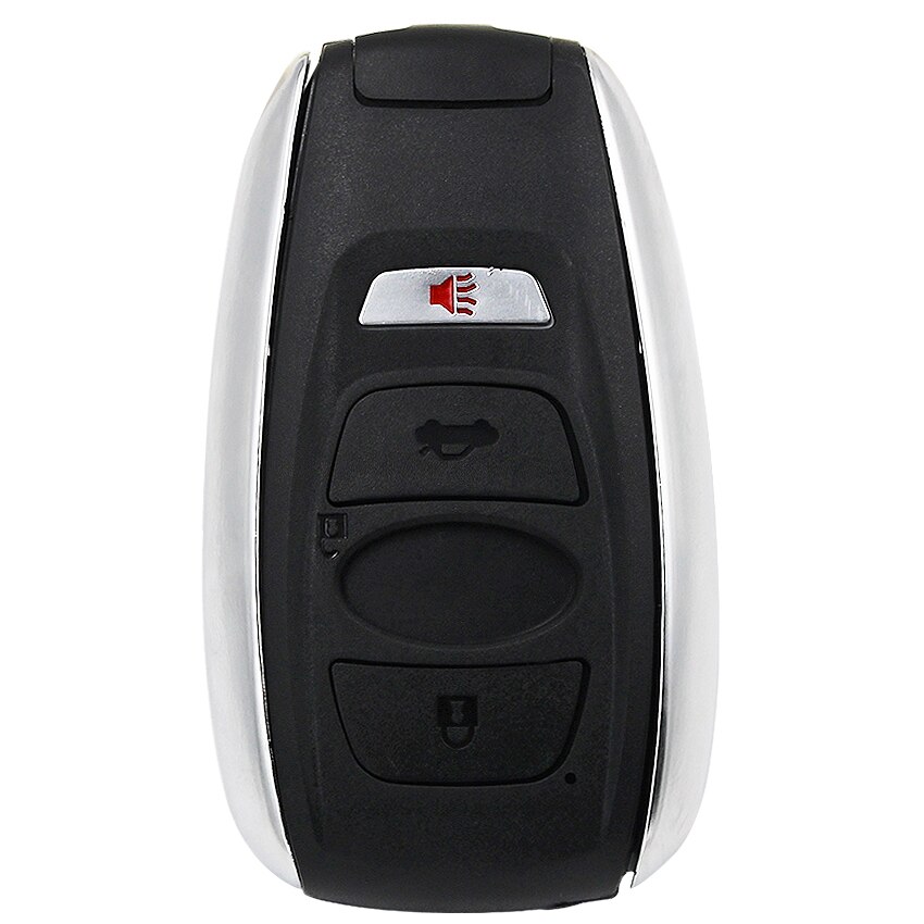 Remote Car Key Case Fob 4 Buttons for Subaru Legacy Outback Forester BRZ Impreza XV Crosstrek WRX STI with small key blade