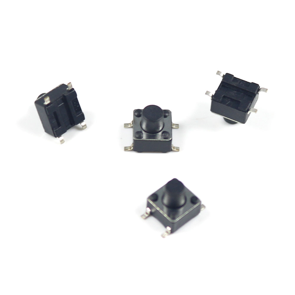 10-100 Uds interruptor de botón 6*6*4,5/6*6*6,5 interruptor táctil 6x6x4,5/6x6x6,5 SMD SMT altura es 4,5mm 6,5mm