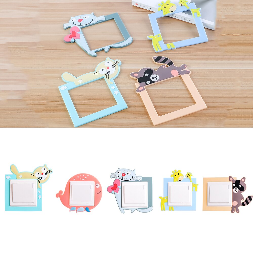 1Pc 3D Wall Silicone On-Off Switch Luminous Light ... – Grandado