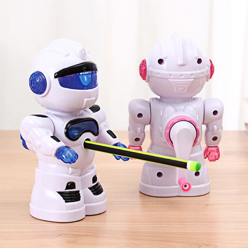 Sacapuntas Manual con de dibujo animado de Robot bonito para niños, estudiantes, estudiantes y estudiantes