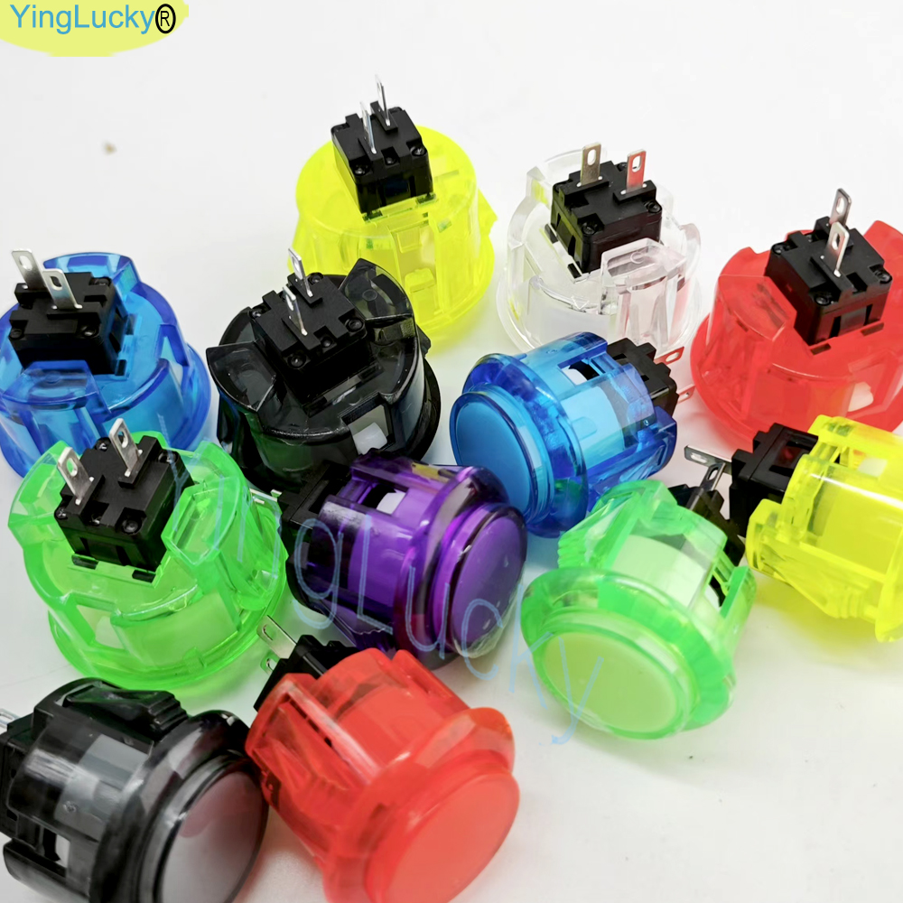 Joystick d'arcade pour 2 joueurs, kit de bricolage PC Raspberry Pi, Kit de jeu d'arcade avec bouton poussoir, Joystick de Style américain, câbles d'encodeur USB