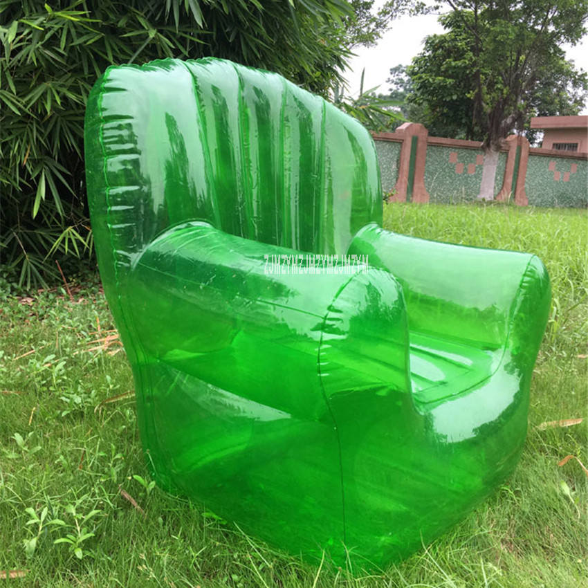 001 Coffee House Inflatable Sofa Photo Props Single Air Transparent   15586342 