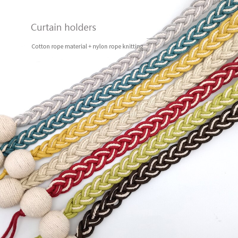 Pince à cordon pour rideaux, porte-rideau avec crochets et aimants
