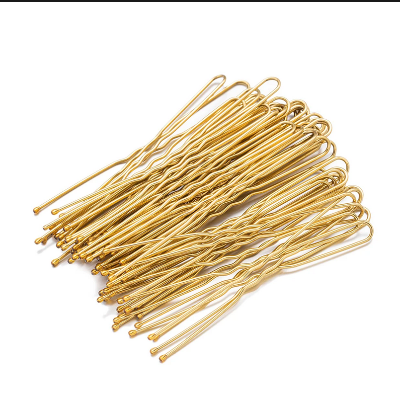 50 Stuks U-Vormige Legering Haarspelden Zwaaide Haarspeldjes Metalen Zwarte Haarspeldjes Haarspeldjes Bruidskapsel Gereedschap Haarspeld