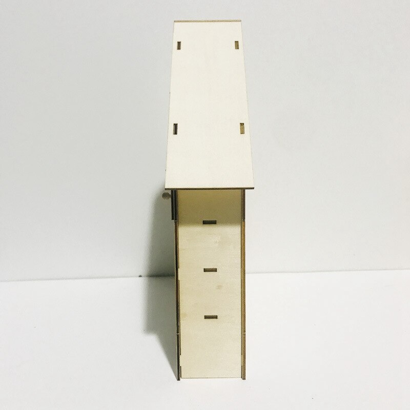 -houten adventskalender aftellampjes kerst 24 uittrekbare lades led-lampjes kerstversiering adventskalender