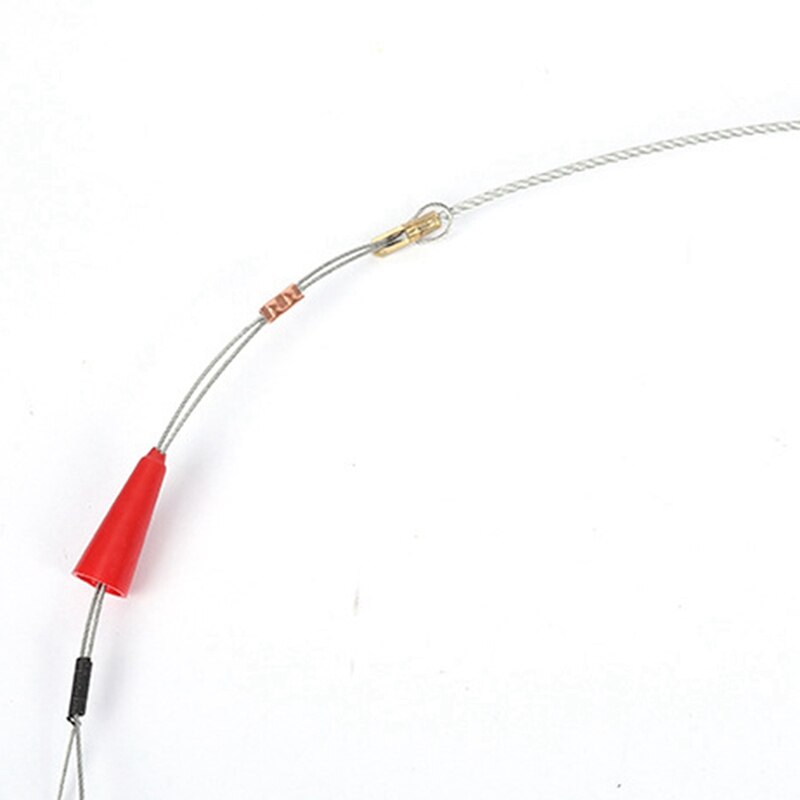 Plastic-Coated Electrician Glass Fiber Fish-Shaped Cable Puller Dark Pipe Cable Puller Threader Through Wall Line