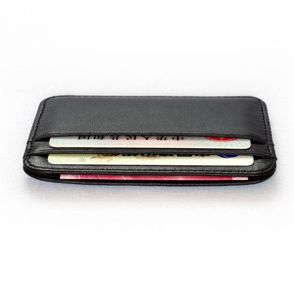 RFID Blockierung Leder Kreditkarte fallen Mini Ich würde Karte Halfter Kleine Geldbörse für Männer Dünnen männer Brieftasche Karteninhaber 10,5x7,5 cm