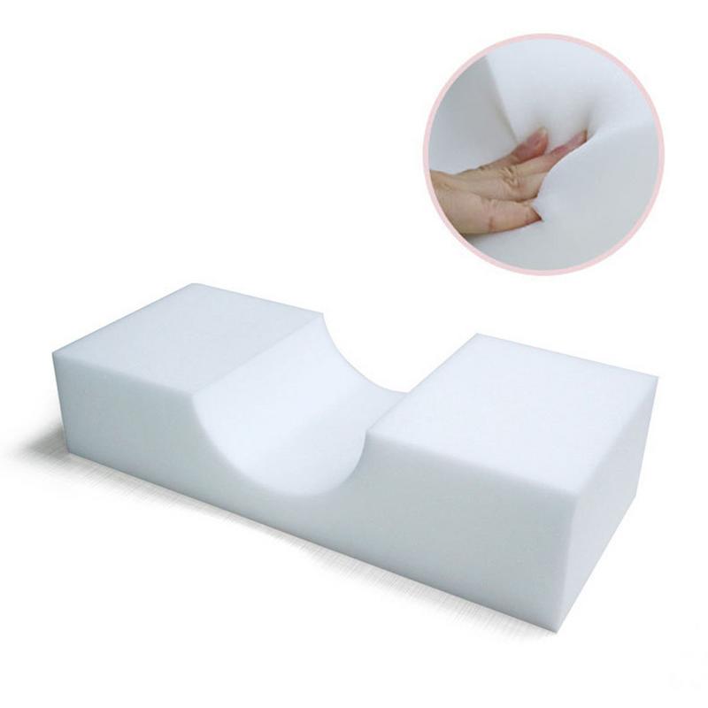 Enkelt verktyg flanell ögonfransskudde salong använd memory foam hals special ympning ergonomisk förlängning kurvstöd stativ
