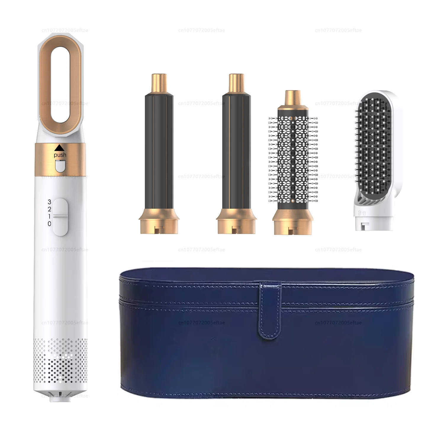 5 in 1 Haartrockner Kamm einstellen Beruf eller Heißluft styler zum Glätten und Volumen von Locken zu Hause