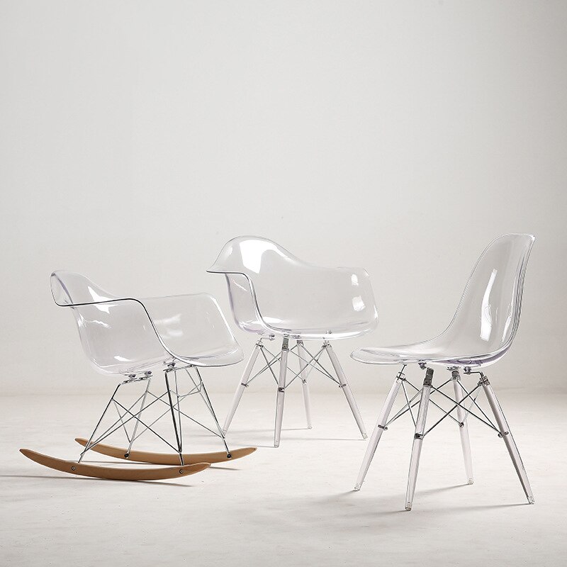 K-STAR Transparent Stuhl Nordic Esstisch und Stuhl Einfache Kunststoff Stuhl Kreative Freizeit Pc Kaffee Stuhl