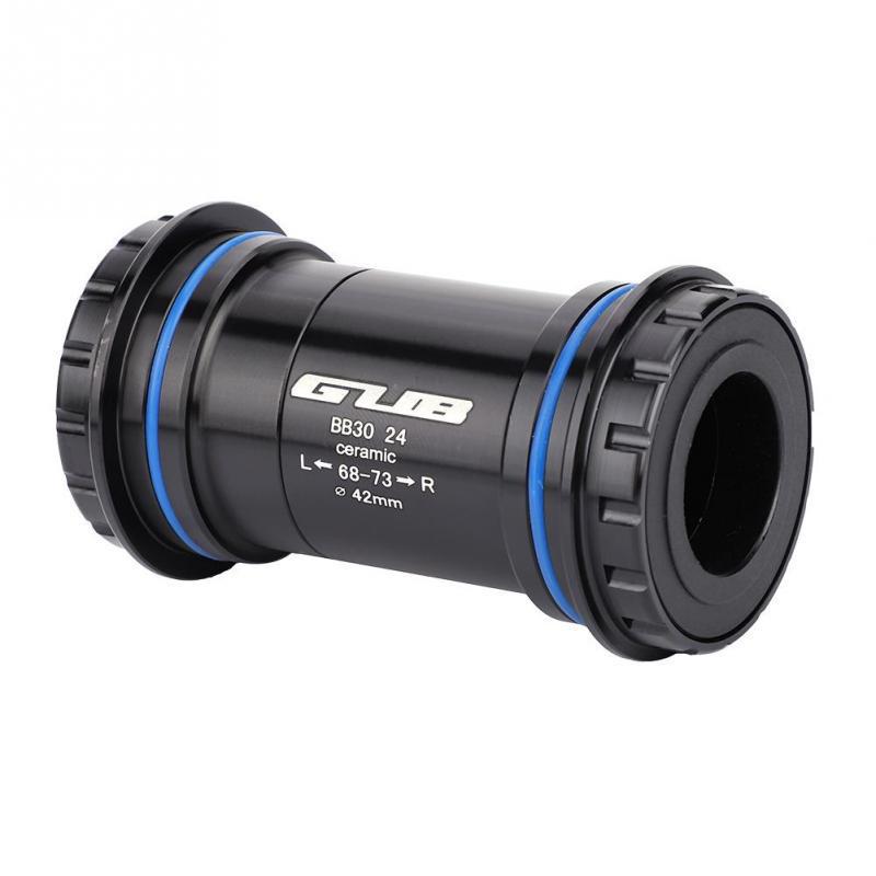 Einschraubbares Tretlager BB30 – 42 Mm, Alu, Für Shimano 24mm & SRAM 24-22mm Kurbeln, Schwarz Einschraubbares Tretlager BB30 – 42 Mm, Alu, Für Shimano 24mm & SRAM 24-22mm Kurbeln, Schwarz
