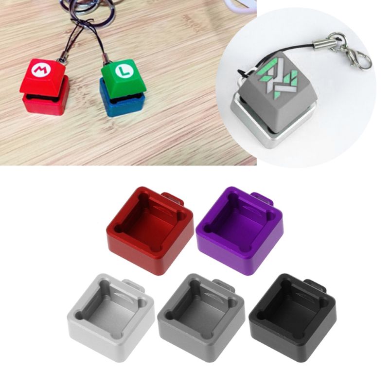 Terning sukker cnc anodiseret aluminium switch tester base til mekanisk tastatur