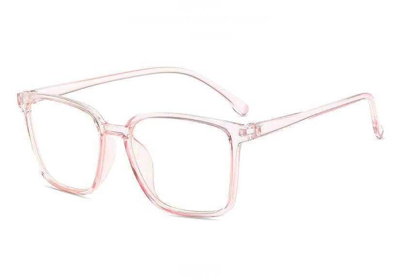 glasses frame Woman/Men Glasses Optical PC Frames Rectangle Glasses Frame Clear lens Eyeware Black Blue Eye Glass: 3