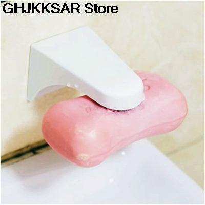 1PC Magnetic Soap Holder Elegent Tool Free Rustproof Sponge Holder Dish Holder Soap Dish for Bathroom Lavatory Home