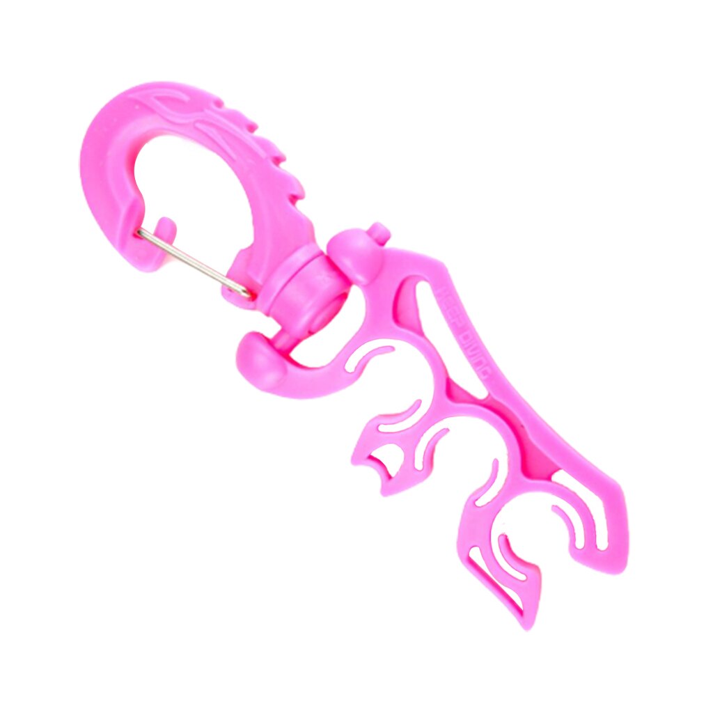 Draaibare Duiken 3 Bcd Slangklemmen Met Clip Haak Voor Regulators Meters: Pink