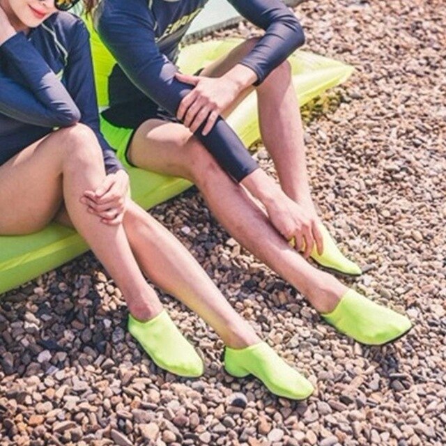 Buty do surfingu Sandbeach pływanie boso sandały sandały ćwiczenia: S Fluorescent yellow