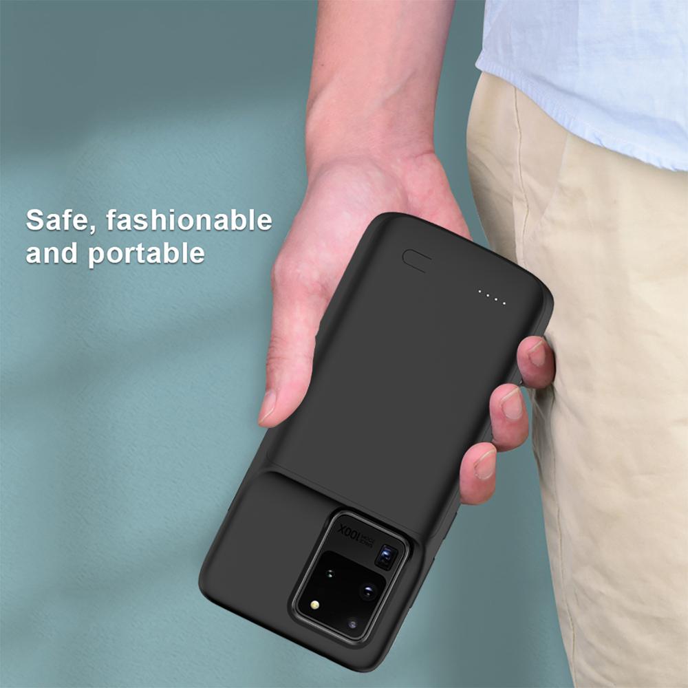 Cargador de batería de 6000mAh para Samsung Galaxy S20, funda Ultra 5G, funda para cargador de batería para Samsung S20 Plus