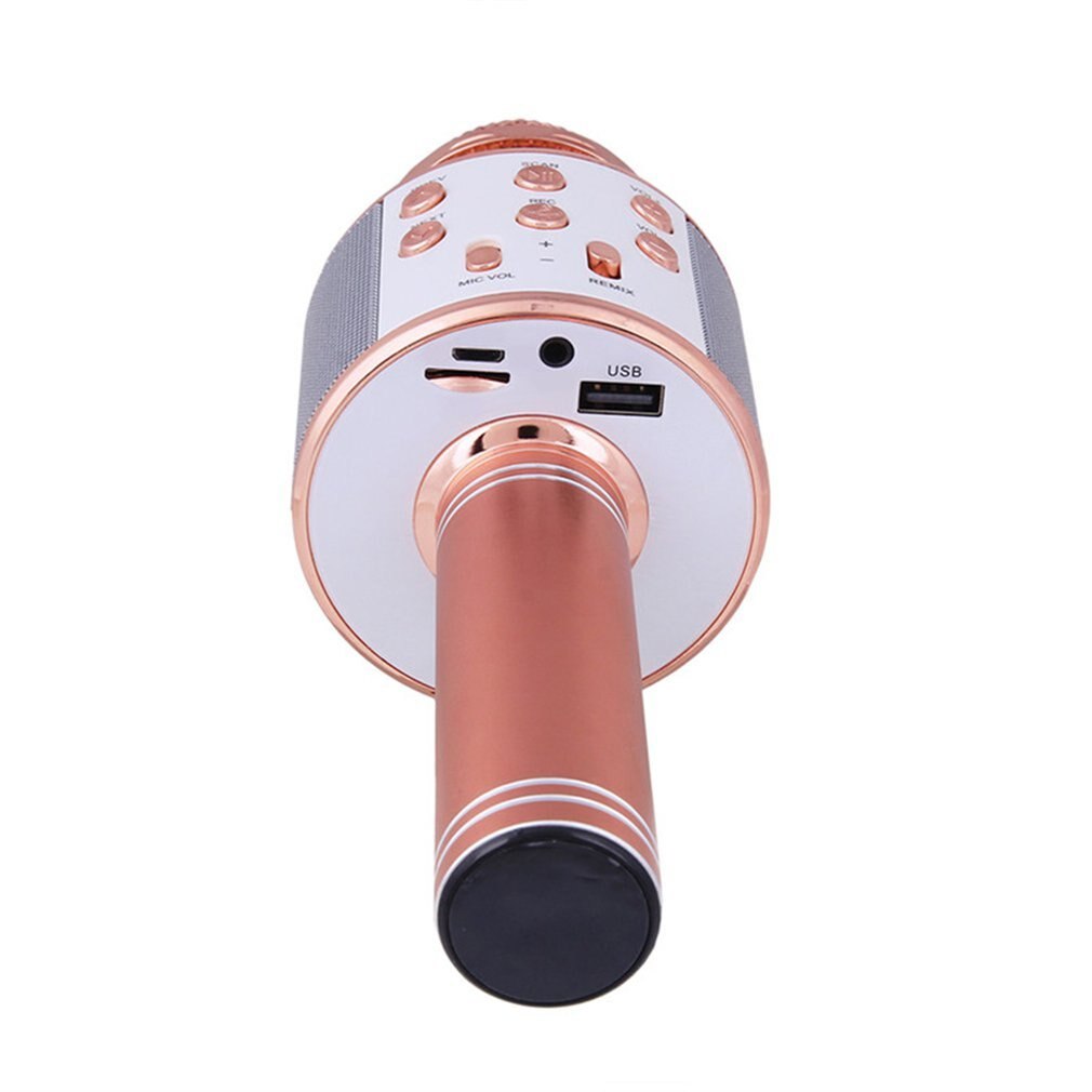 Bluetooth Karaoke Microphone Wireless Microphone Professiona Speaker Handheld Microfone Player Singing Recorder Mic