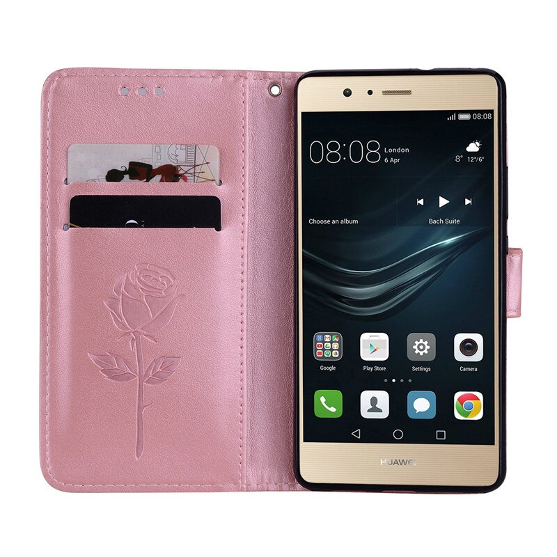 Veske til huawei  p9 lite vns -l21 vns -l31 p9 lite deksel veske coque for huawei  p9 lite lær flip veske til huawei  p9 lite