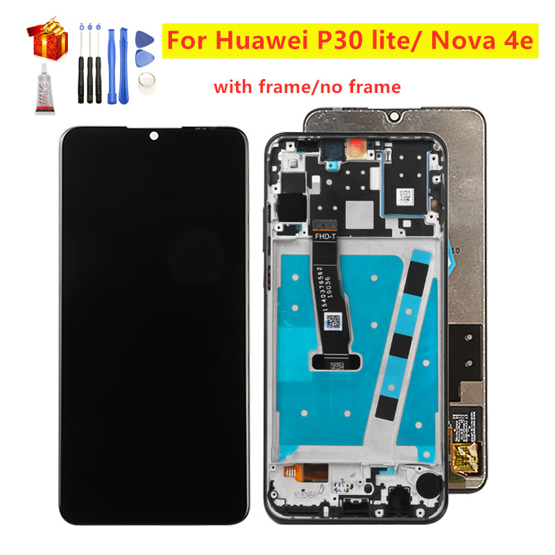 LCD Screen Replacement for Huawei P30 Lite Nova 4E - 6.15" TFT Display Touch Digitizer Assembly