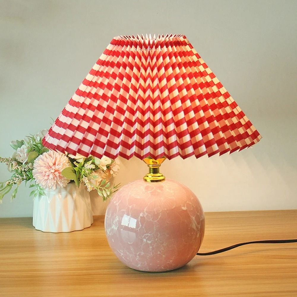 Deckendekor moderner Plissee Lampenschirm Minimalistisch Waschbar Kronleuchter Abdeckung retro DIY Tischlampe Abdeckung Wandlampe