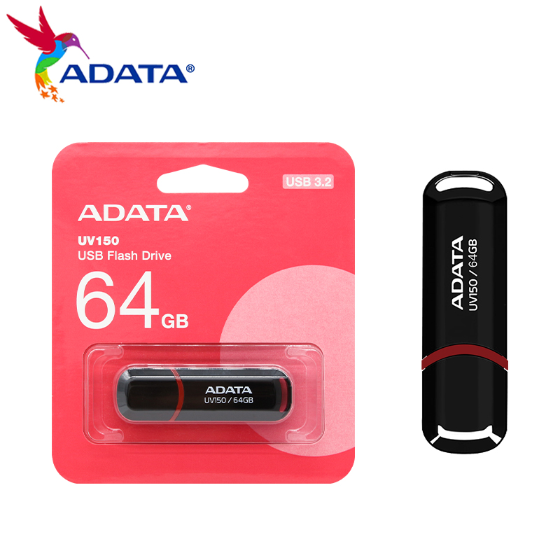 USB 3.2 ADATA UV150 USB Flash Drive 32GB 64GB Hoge Snelheid Originele pendrive Mini U Disk 128GB 256GB Geheugen USB Stick Pen Drive